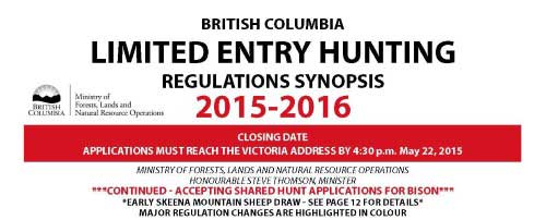 BC Limited Entry Hunting â Does it work for you?