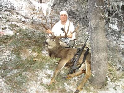 Myself with my 2010 5x6 mule deer buck Trophy