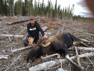 Terry with his 2020 moose