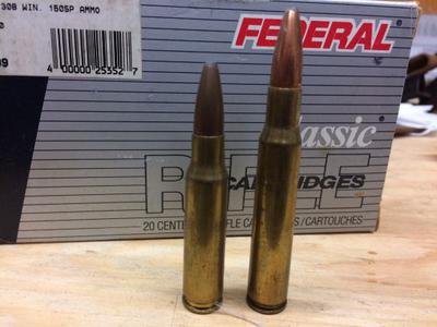 308 (left) vs the 30-06