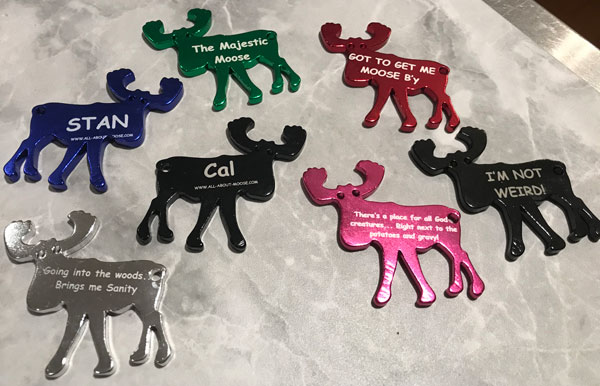 Customizible-Moose-Keychain-Fob