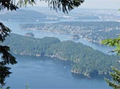 Vancouver Indian Arm from Diez Vistas Trail