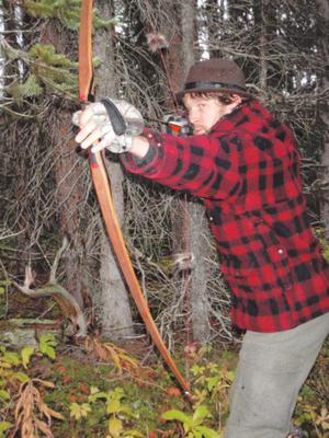 Traditional Archery Moose Hunter