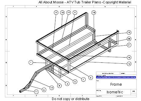 ATV Trailer Plans for a Walking Beam ATV Tub Trailer