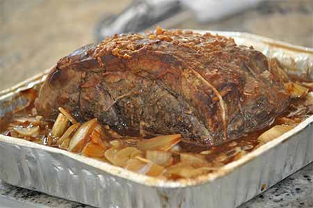 Barbequed Moose Roast