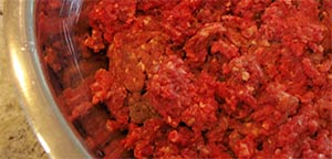 Raw Moose Mince Meat