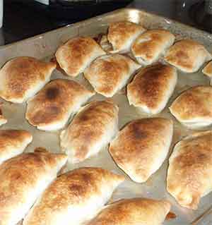 moose piroshkies right out of the oven