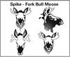 Spike Fork Moose Definition - Graphic by BC Ministry of Environment