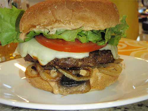 Barbeque Moose Hamburger