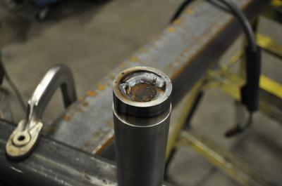 Small Sleeve Welded to the Center Pin