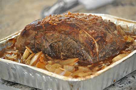 Barbequed Moose Roast