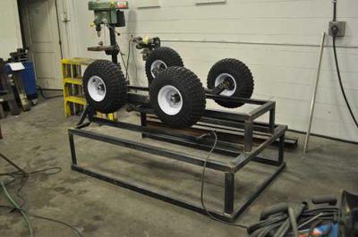 ATV Trailer Frame - Upside Down