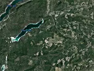 South of Tatla Lake Map
