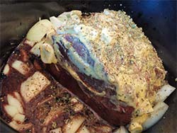 Moose Roast with Herbs de Provence