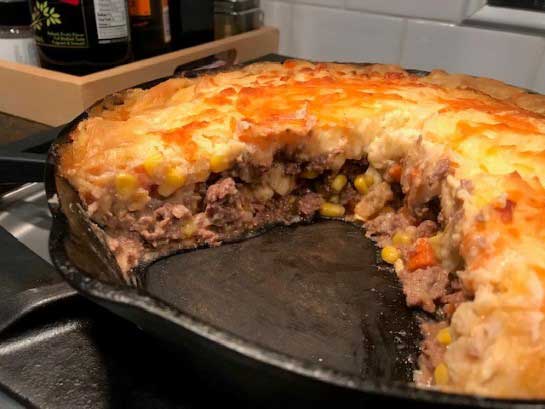 Moose Meat Shepherds Pie