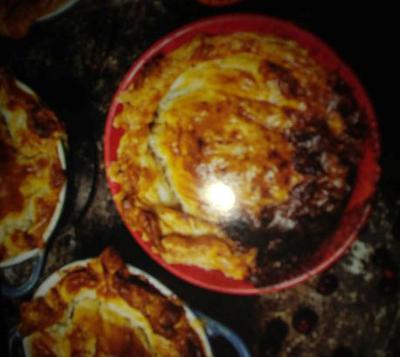 Moose Steak and Mushroom Pie