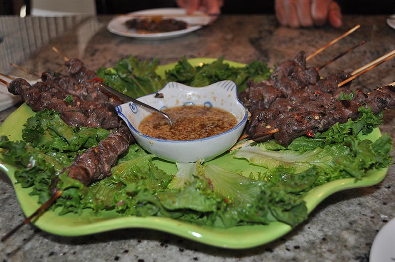 Moose Satay Vietnamese Style 